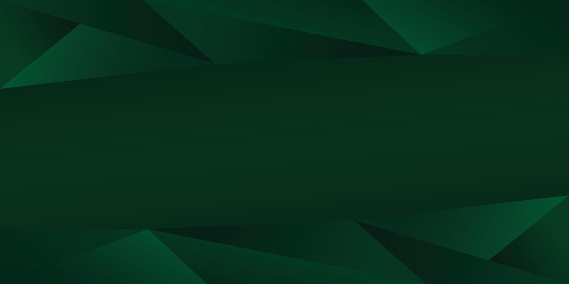 Abstract emerald green geometric background